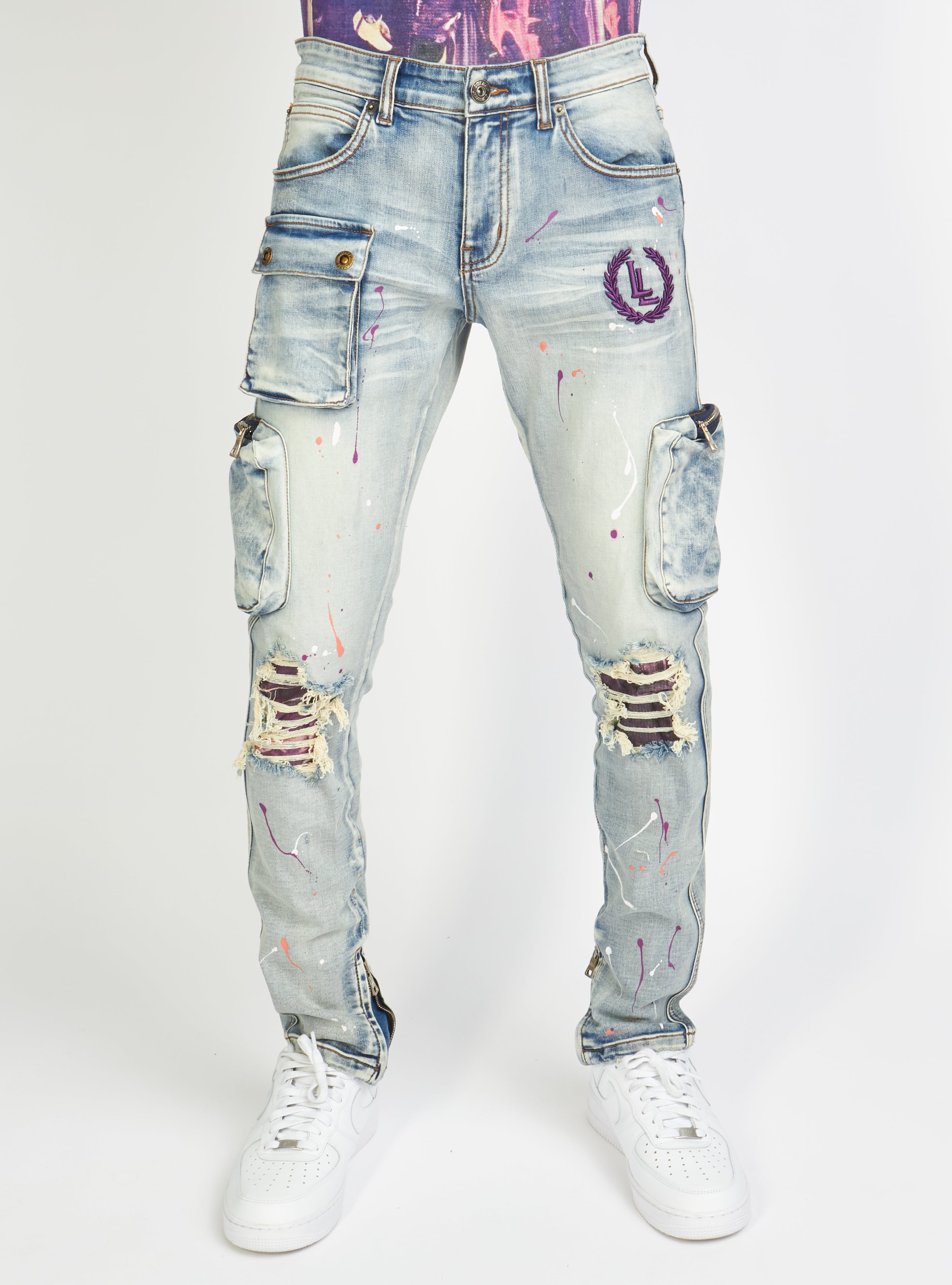 Locked & Loaded Jeans - Page - Lt. Blue Acid - 501