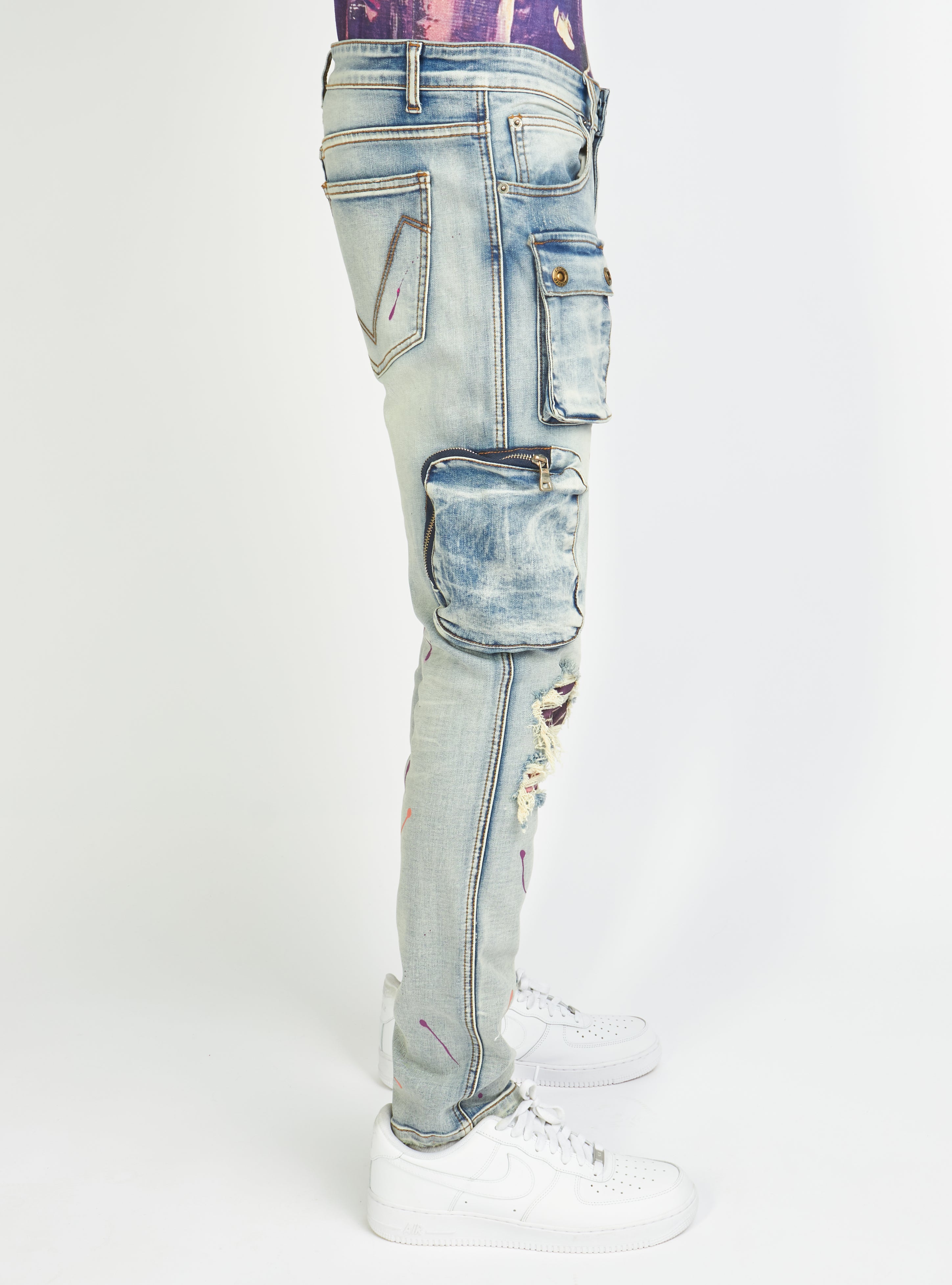 Locked & Loaded Jeans - Page - Lt. Blue Acid - 501