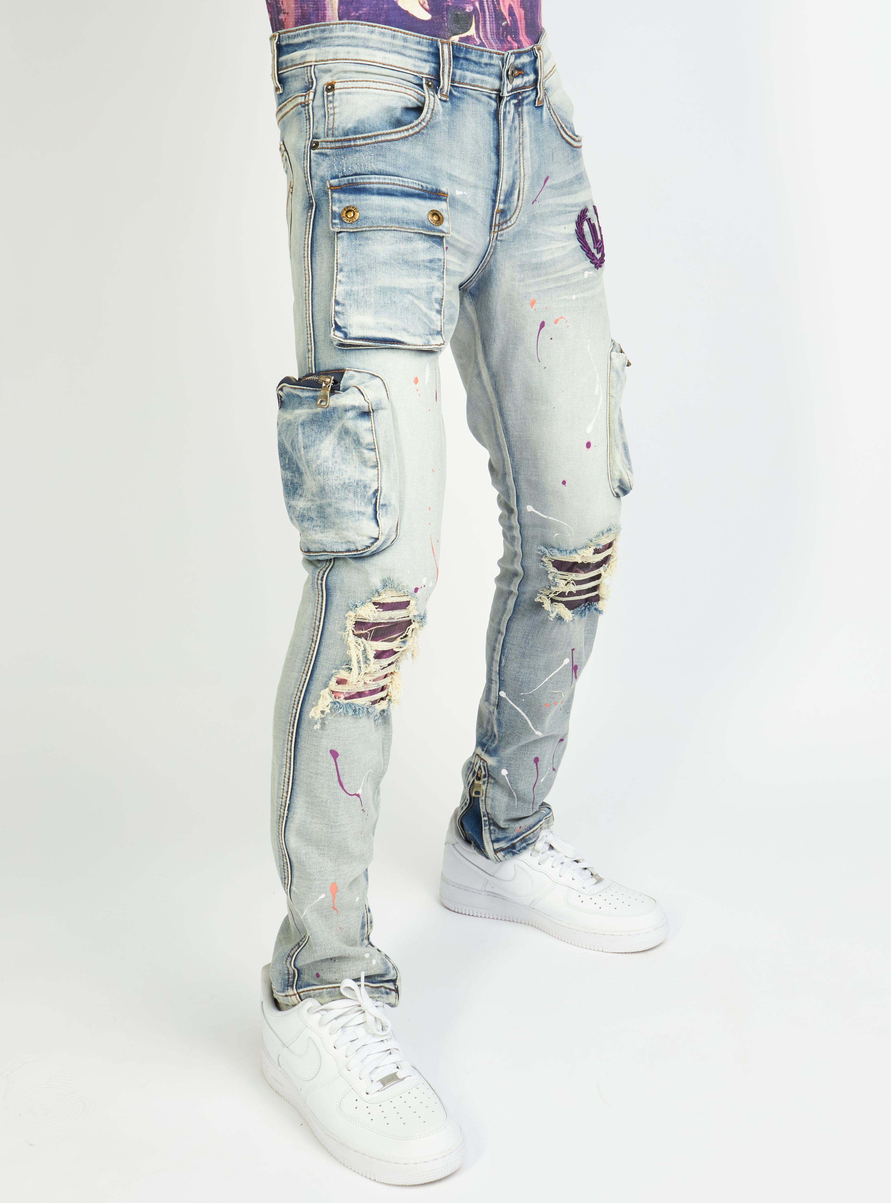 Locked & Loaded Jeans - Page - Lt. Blue Acid - 501