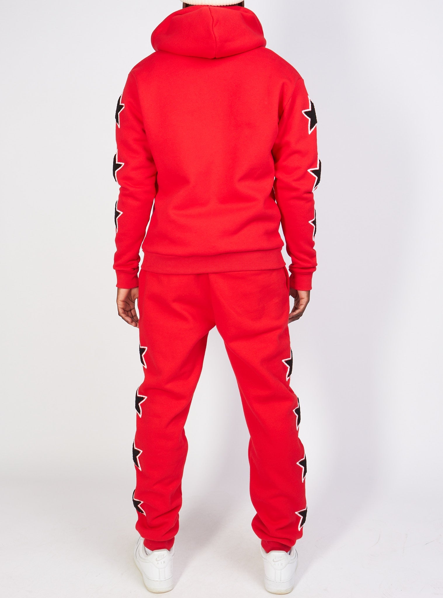 Sweatsuit - Star Set - Red - LLSET108