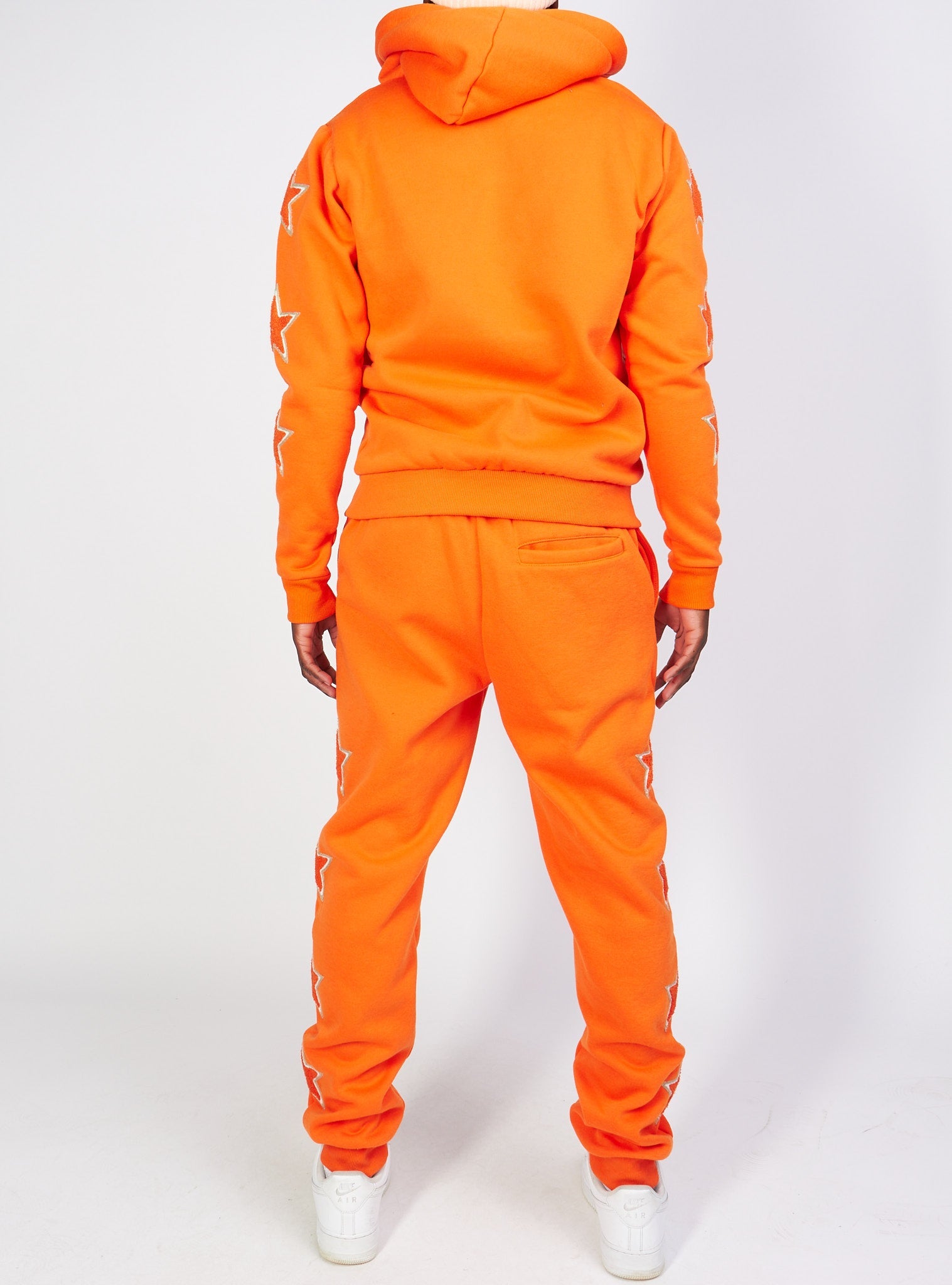 Sweatsuit - Star Set - Orange - LLSET109