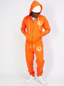 Sweatsuit - Star Set - Orange - LLSET109