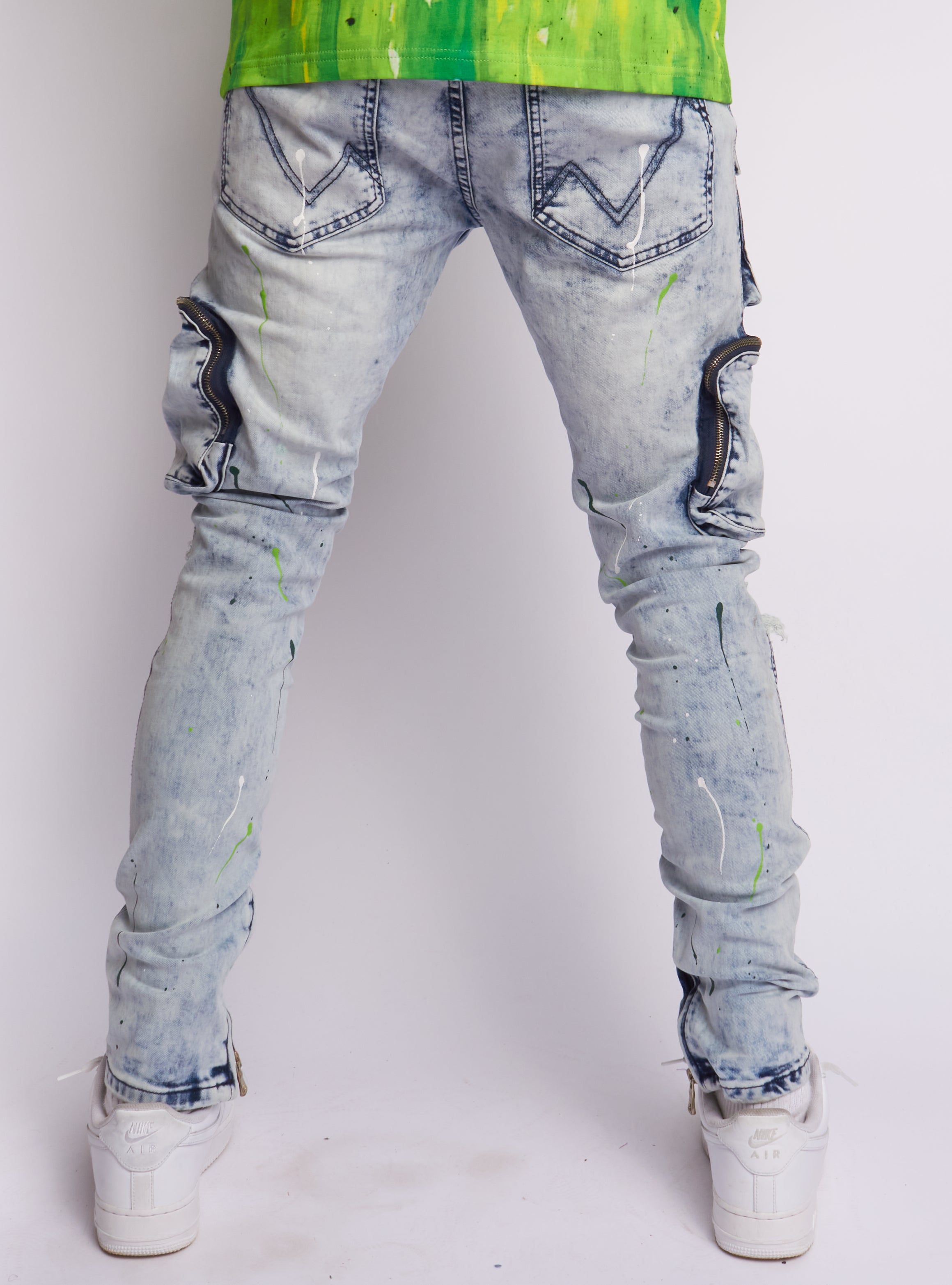 Locked & Loaded Jeans - Page - Medium Blue Wash - 502