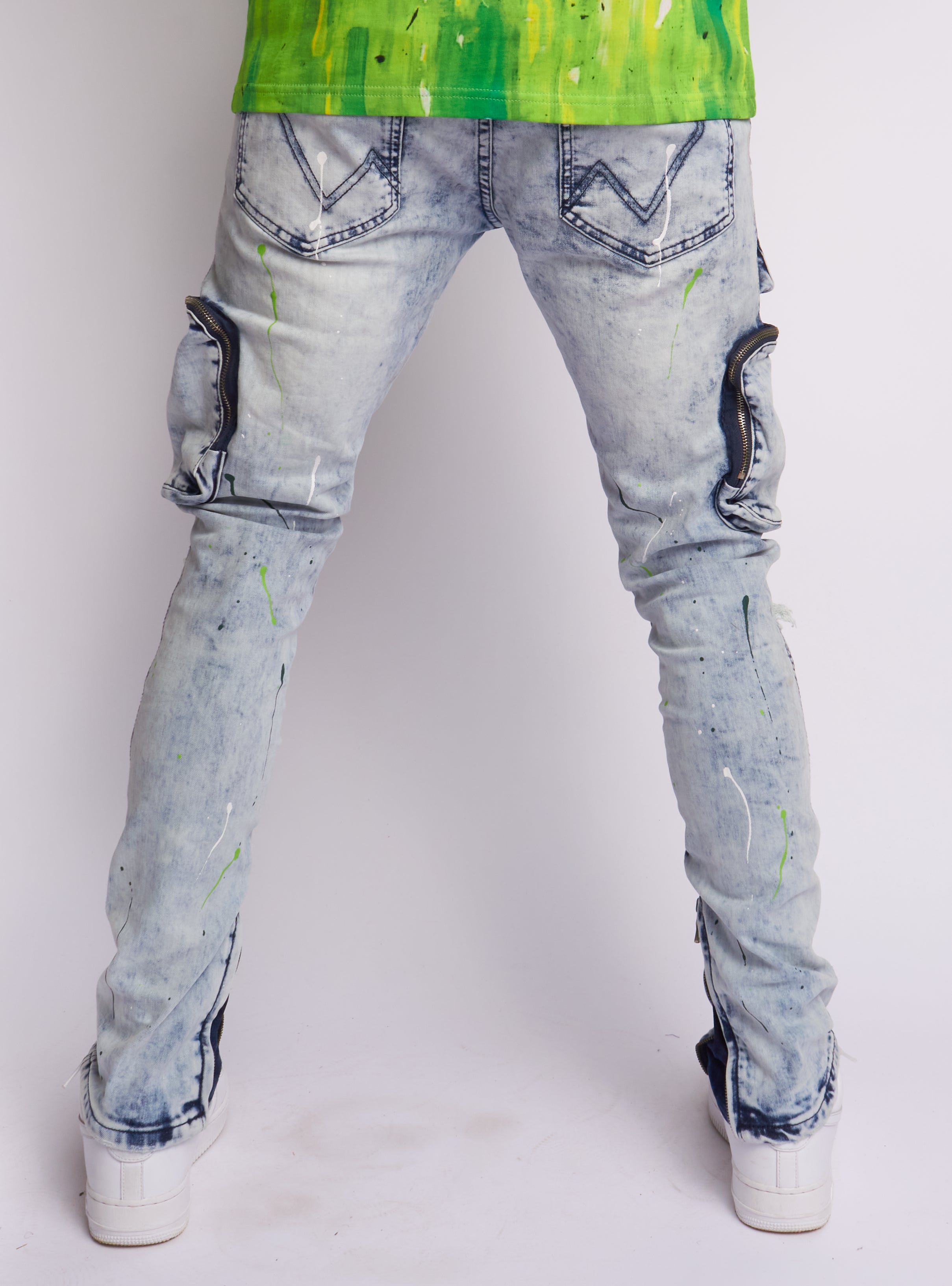 Locked & Loaded Jeans - Page - Medium Blue Wash - 502