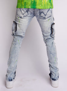 Locked & Loaded Jeans - Page - Medium Blue Wash - 502