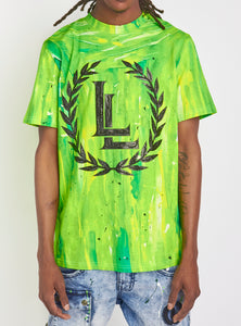 Locked & Loaded Shirt - Page - Green Paint - 102