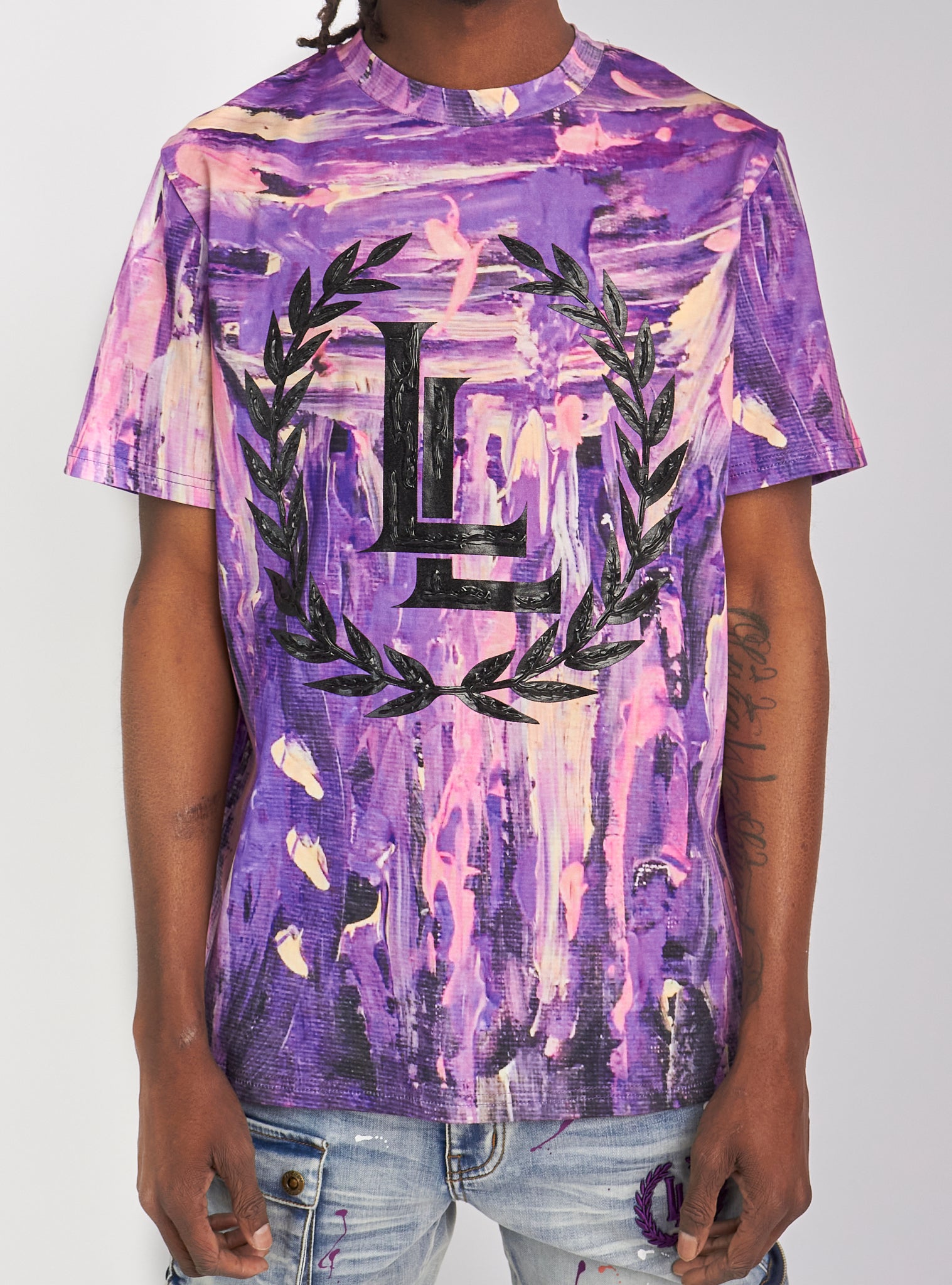 Locked & Loaded Shirt - Page - Purple Paint - 101