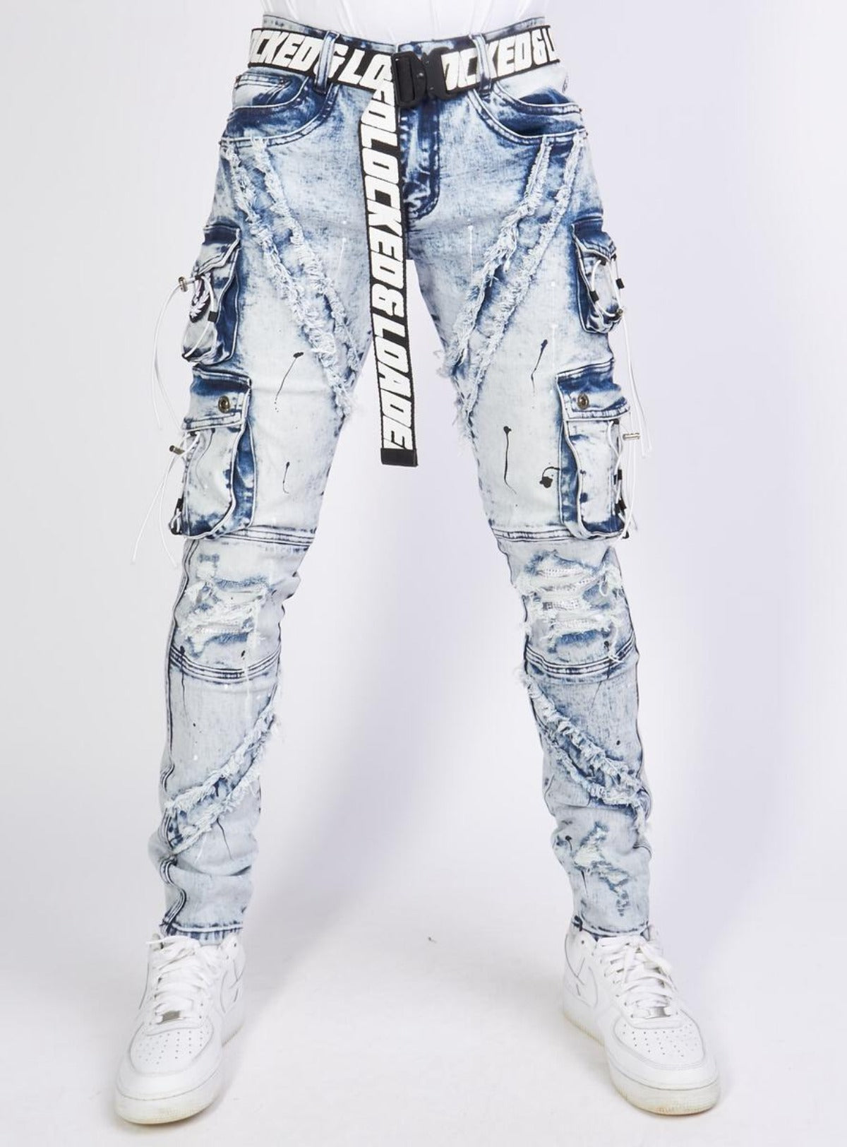 LNL Jeans - Cousy - Blue Acid Wash - 504