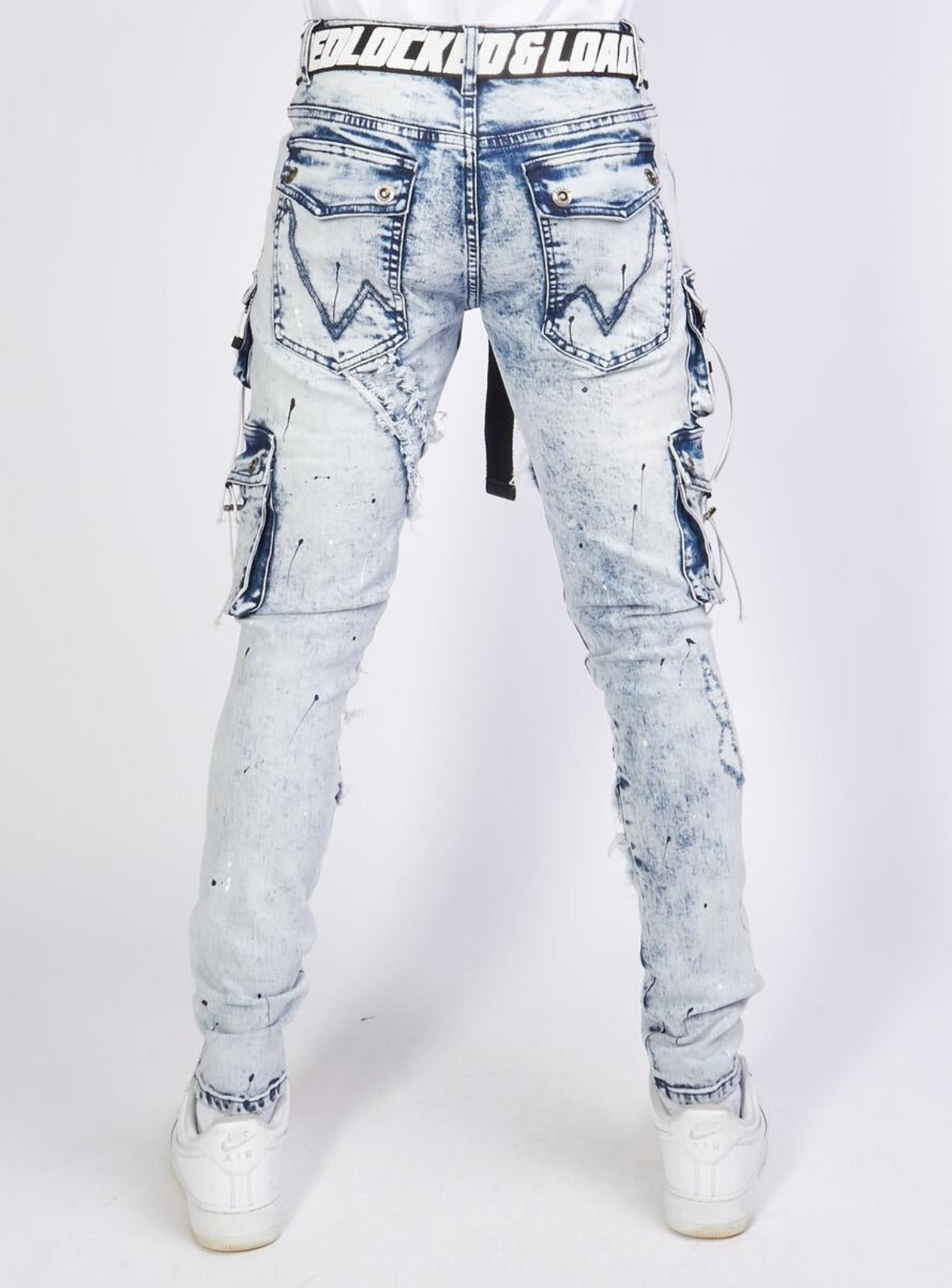 LNL Jeans - Cousy - Blue Acid Wash - 504