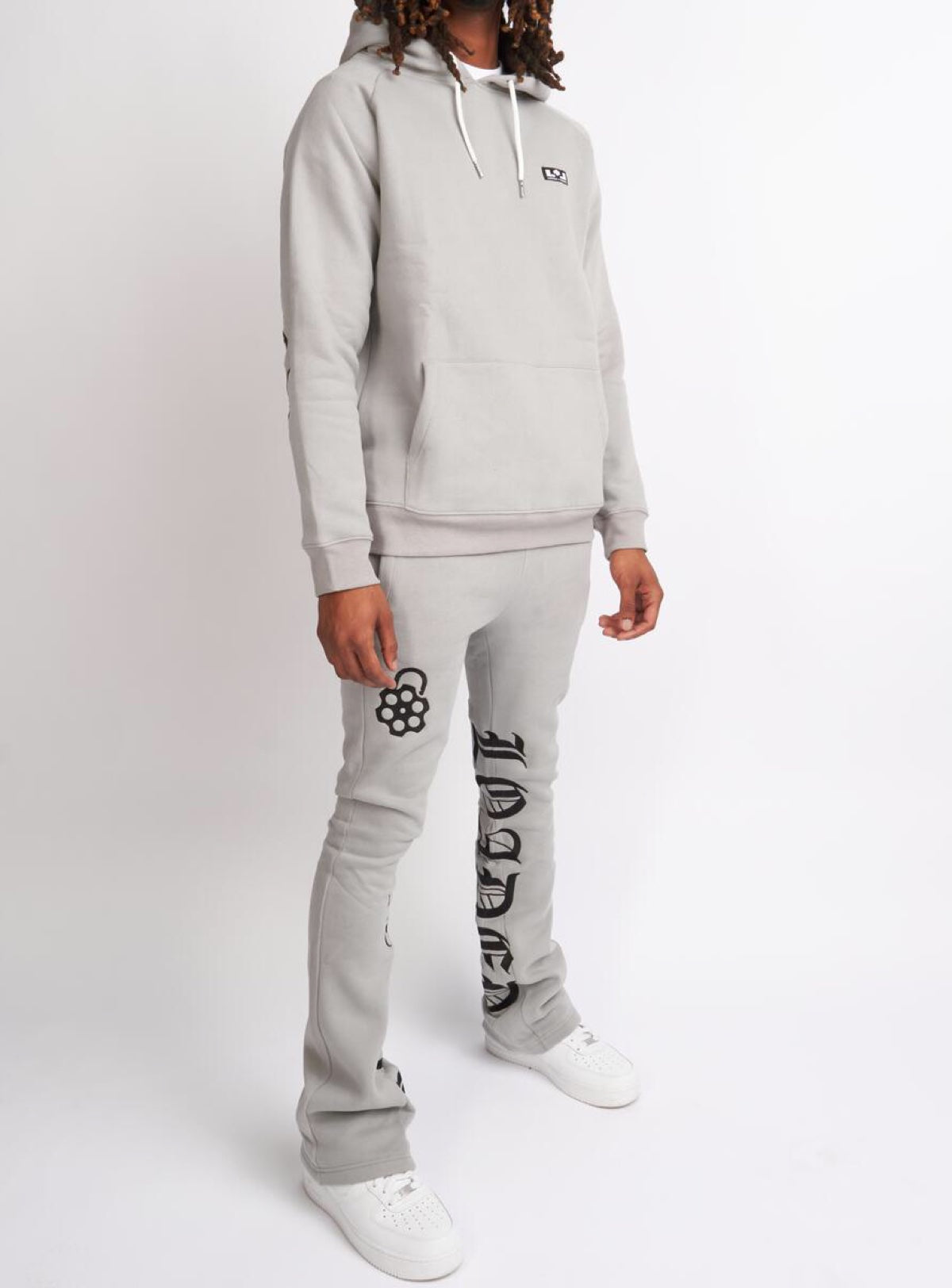 Locked & Loaded Sweatsuit - Chamber - Grey And Black - 353