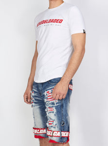 Locked & Loaded T-Shirt - L&L - White And Red