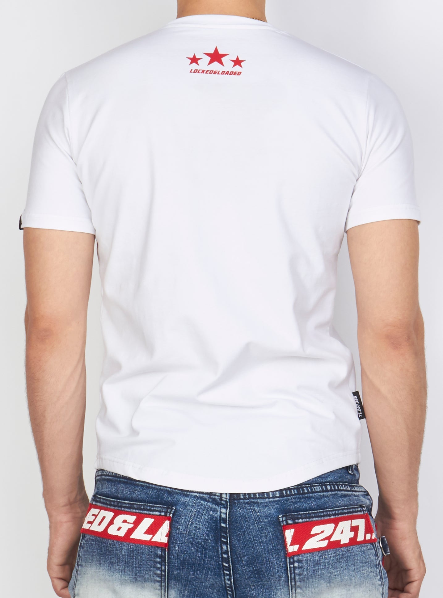 Locked & Loaded T-Shirt - L&L - White And Red