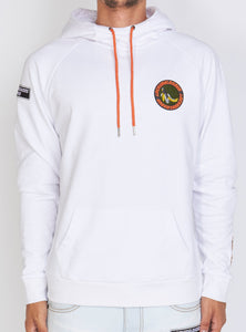 Hoodie - B. Clip Pullover - White and Orange - LLRHCH5E1025301