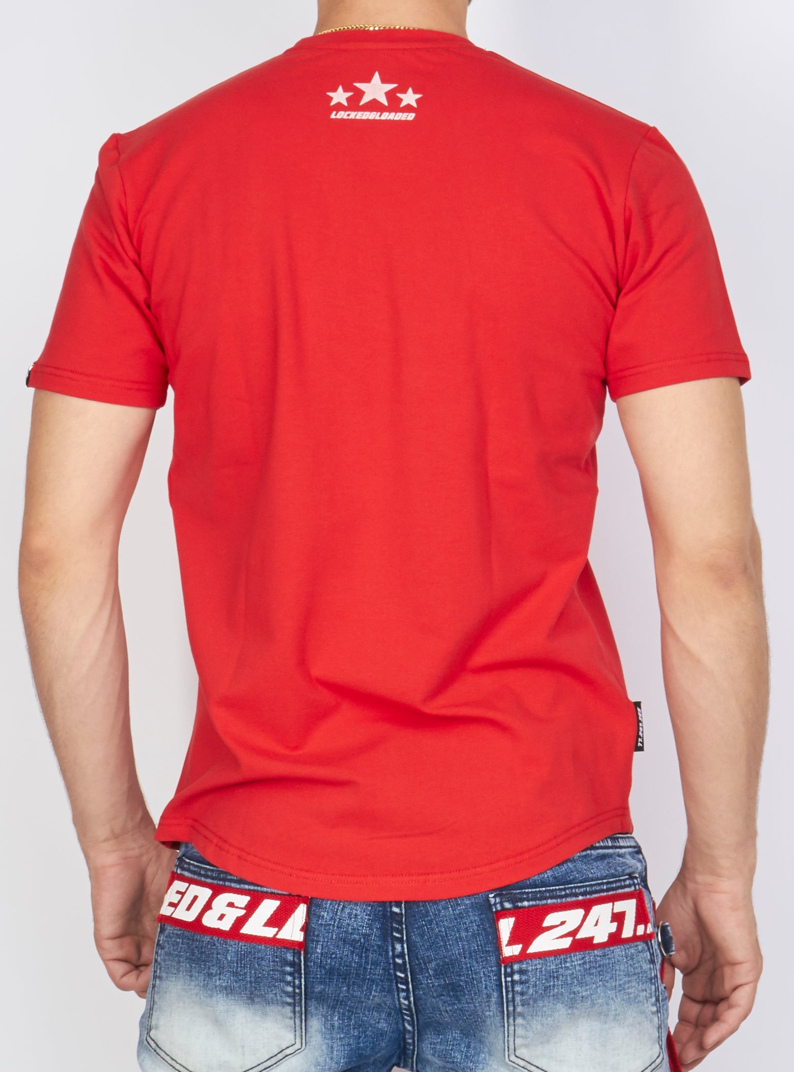 Locked & Loaded T-Shirt - L&L - Red And White