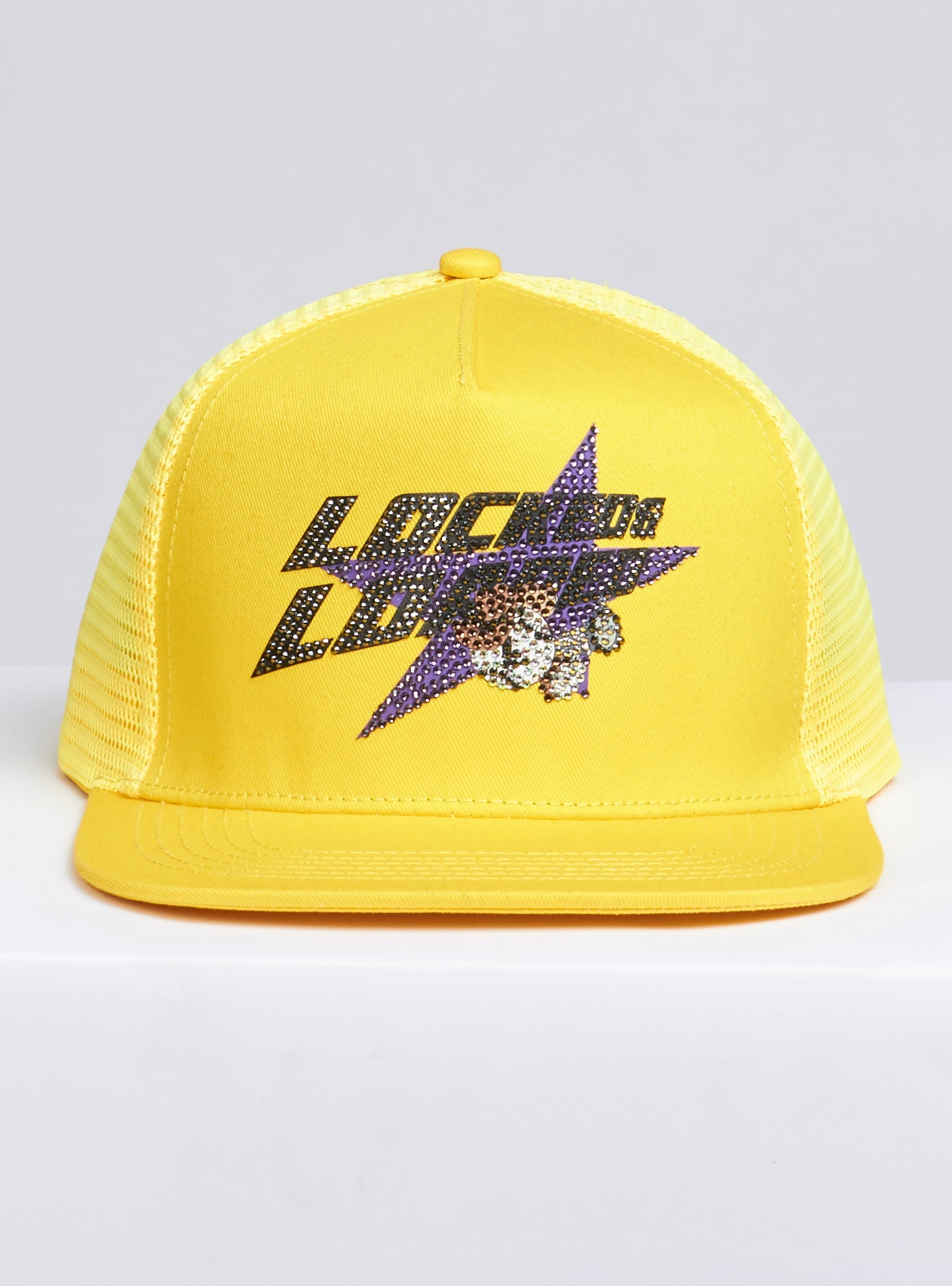 Snapback - Heavy Hitta - Black and Purple on Yellow - 200