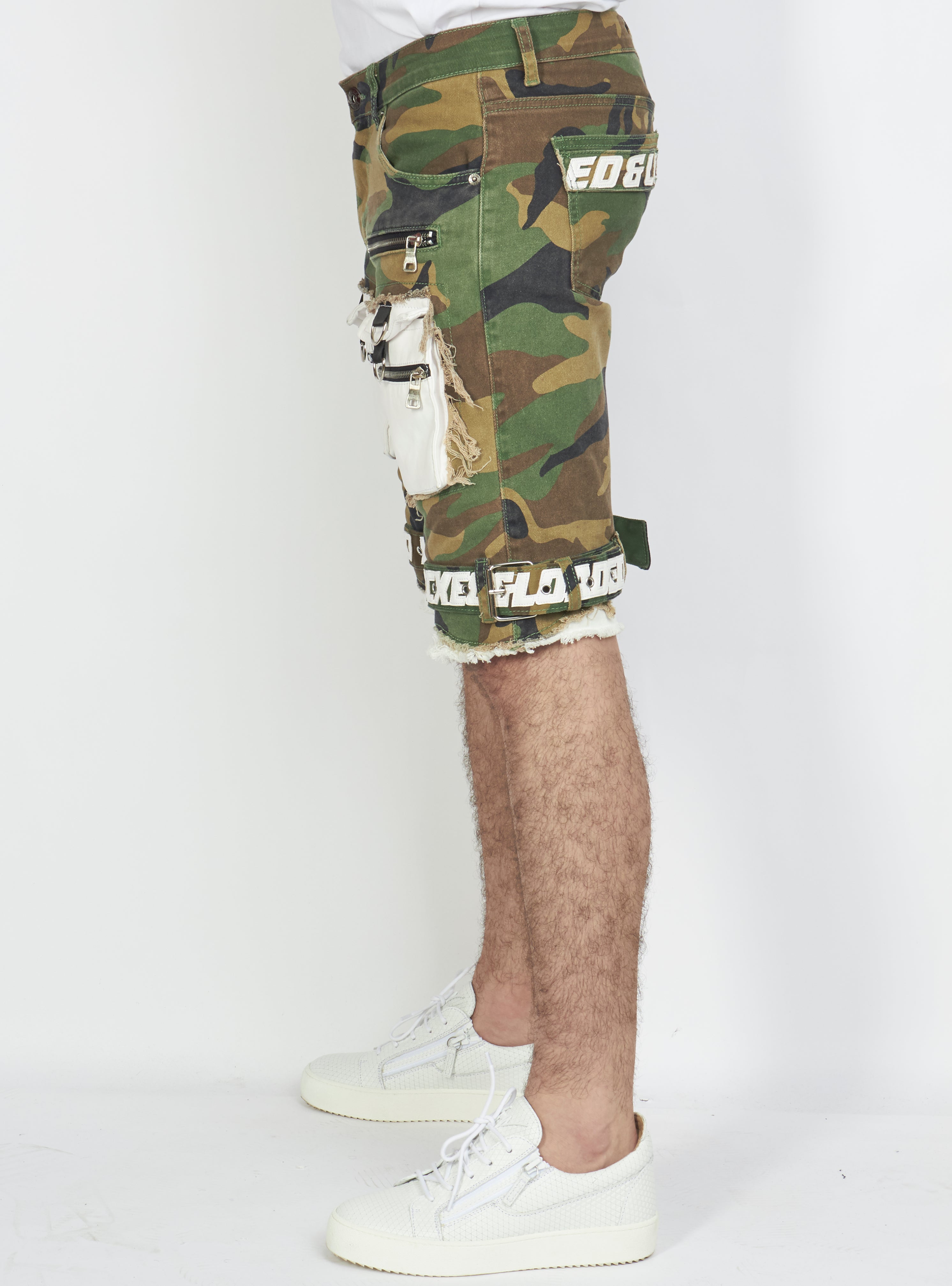 Shorts - Strapped Denim - Camo - LLTS421105