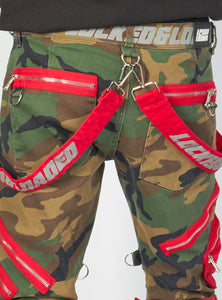 Jeans - Straps & Stones - Camo, Red, and Reflective - LLTP103