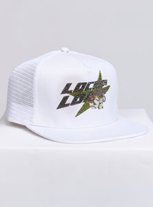 Snapback - Heavy Hitta - Black and Olive on White - 203