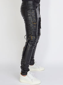 Jeans - Leather - Black - LLPU1025101