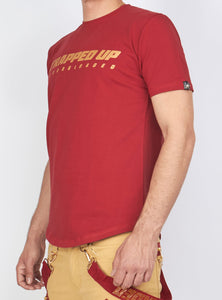 Locked & Loaded T-Shirt - Strapped Up - Red And Gold