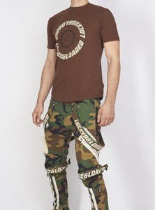 Locked & Loaded T-Shirt - Target - Brown, Tan And Black