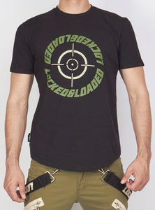 Locked & Loaded T-Shirt - Target - Black And Olive Green