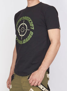 Locked & Loaded T-Shirt - Target - Black And Olive Green