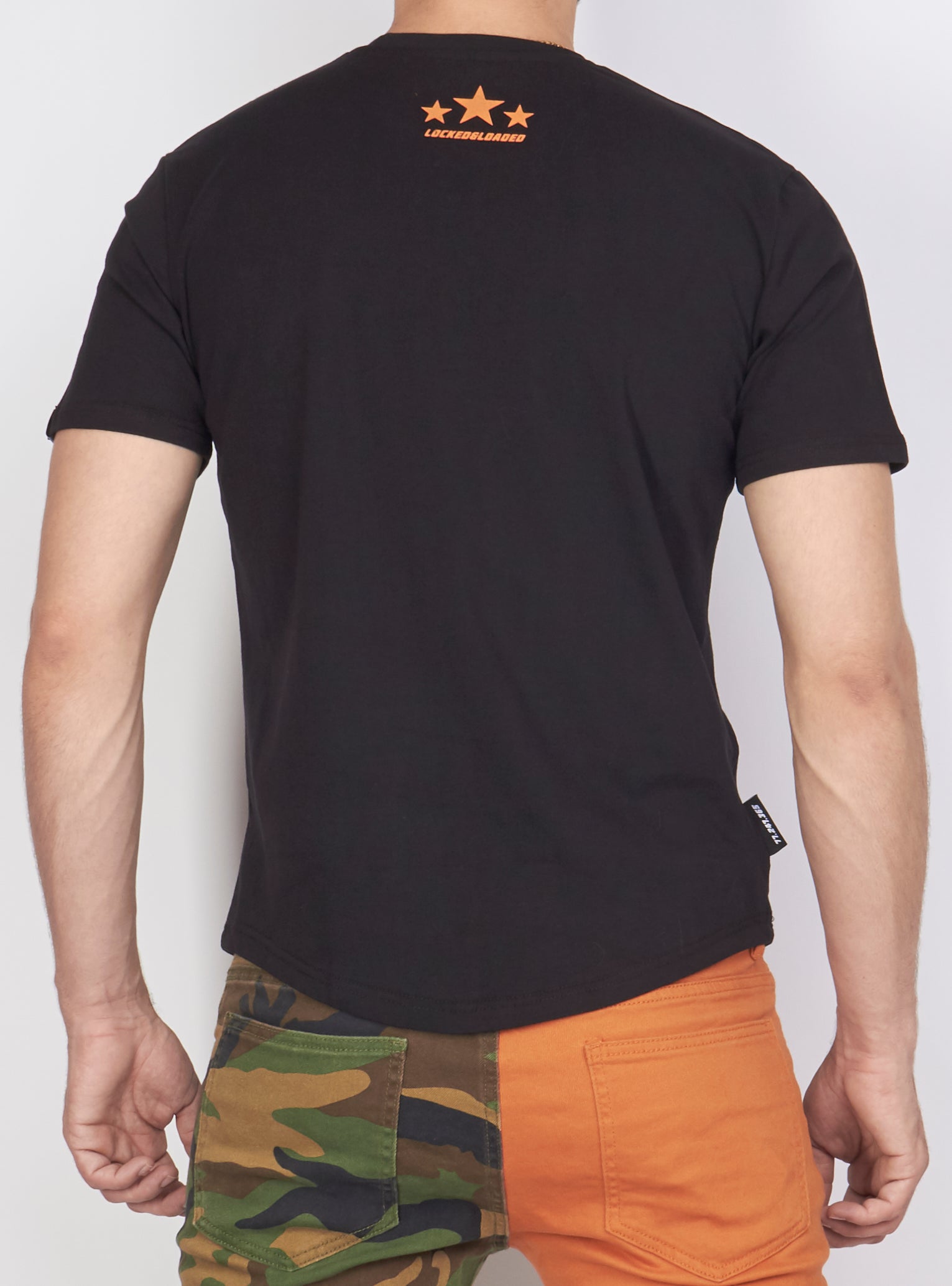 Locked & Loaded T-Shirt - L&L - Black, Orange And Olive Green