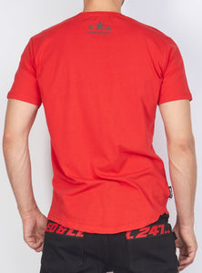 Locked & Loaded T-Shirt - L&L - Red And Grey